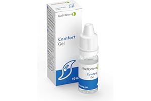 AudioNova - Gel Confort pour Oreille - Facilite l'insertion et le retrait des Aides auditives, des Embouts Auriculaires et des Protections Auditives- Minimise les réactions allergiques et irritations