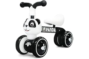 YGJT Draisienne Vélo Bébé Vélo Enfants Jouet d'Equitation pour Garçons de 1 an 10-36 Mois Premier Cadeau d'anniversaire (Panda)