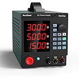 RockSeed RS305P DC Power Supply Programmable,30V/5A Adjustable Switching Regulated Power Supply Variable Lab Bench Power Supp