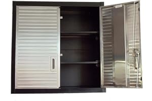 Seville Classics Garage 2 Door Metal Wall Storage Cabinet Commercial Quality