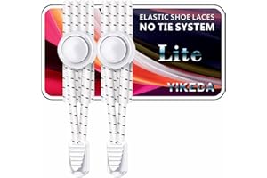 YIKEDA No Tie Elastic Laces 120CM Elastic Shoe Laces No Tie Elastic Shoelace Lock System Suitable for Kids Adults Elderly Disabled