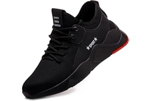 ZVC Sicherheitsschuhe Herren Arbeitsschuhe Herren Damen rutschfeste Stahlkappenschuhe Sportliche Arbeitsturnschuhe