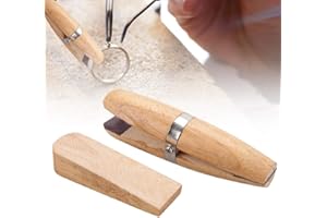 Jadpes Abrazadera de joyería de Made, e fabricación de Joyas, Herramienta de sujeción de joyería de Madera Profesional Soporte de Anillo Herramienta Manual de fabricación de Joya