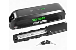 EXECYC Batterie de vélo électrique 36v 20.8Ah pour 250W 500w 750W 1000W 2000W 1500W Ebike kit Roue Avant arrière Bafang Kit(6 Broches)