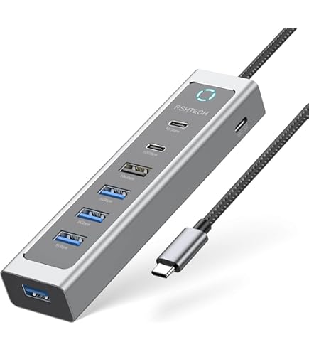 MIXILIN 25 Port USB Charging Station - 125W Fast Charging Hub For Multiple Devices