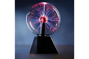 niuniaj 5 Pollici Palla al Plasma Magica,Lampada Plasma,Sfera al Plasma sensibile al tocco e Suono Lampada Luci Notturne per decorazione bambini,Regalo di Natale