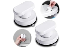 BEHONE inherited 2 szt. przyssawka klamka do drzwi, super ssawka próżniowa szklana klamka do drzwi przesuwnych szuflada bez śladu przyssawka uchwyt do drzwi, okna, szafki, toalety, pokrętło kontrola mebli