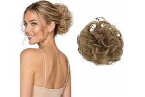 CAISHA Hårstycke Hårelastiskt Updos Brudfrisyrer Voluminös Lockigt Bulle Mörkblond G9A