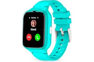 SPC Smartee 4G Kids – Reloj Inteligente para niños con GPS, Llamadas y videollamadas, Chat Familiar, Modo Colegio, botón SOS, IP68 y gestión de smartwatch en App Gratuita Smart Clan