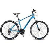 KRON TX 100-28 Jant Trekking Bisiklet - 18 Kadro - 21 Vites - V Fren - Mavi-Turuncu/Siyah Bisiklet