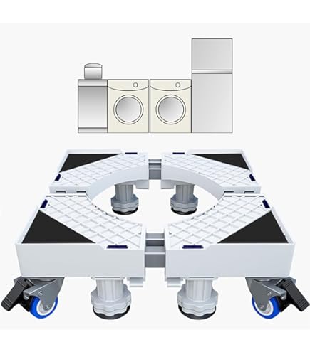 Piedini Per Lavatrice, 4 Pezzi Di Piedini Per Lavatrice Con Cuscinetto In Gomma Piedini Antivibrazione Per Lavatrice Per Lavatrici E Asciugatrici 97468855 - Foto 11