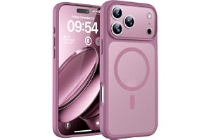 TOCOL for iPhone 17 Pro Max Case, Compatible with MagSafe, Lilac Purple | Built-in Magnets, Full Camera & Military-Grade Protection, Anti-Slip Shockproof Translucent Matte Back Phone Cover
