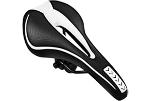 MSDADA Nouveau Housse de Selle de vélo en Mousse à mémoire de Forme, Extra Douce en Gel pour Homme et Femme, Confortable avec Housse résistante à l'eau et à la poussière, Compatible avec vélo d'extérieur