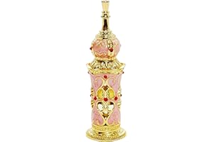 JILDOUF Arabian Perfume, Gold Perfume Oil, Long Lasting Oil Based Perfume, Portable Arabian Perfume with Signature Aroma, Woody Aroma Egyptian Perfume for Women