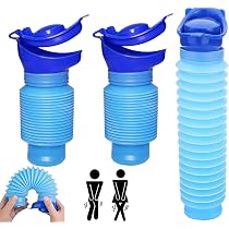 Orinatoio Portatile Per Uomo 2000ml, Con Tubo 1,3 M E Tappo Antiodore, Per Viaggi E Pazienti Allettati