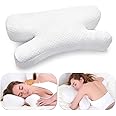 Clieey Anti Wrinkle Aging Pillow Gel Shredded Memory Foam for Neck Pain Relief Pillow for Sleeping Side Back Stomach Sleeper Pillows