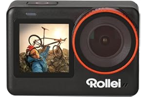 Rollei Actioncam One - The New 4K Action Cam with 60FPS, 5 Metres Waterproof, Without Housing, 30 Metres with Housing and Extensive Accessories
