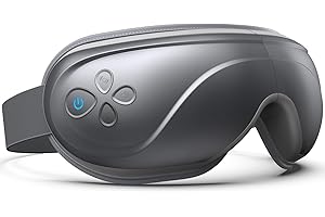 RENPHO Eyeris 2 Masajeador de ojos mejorado con niveles de calor, vibración compresión, 5 modos, antifaz masajeador recargable por la sequedad ocular, la hinchazón, el cansancio ocular y las ojeras