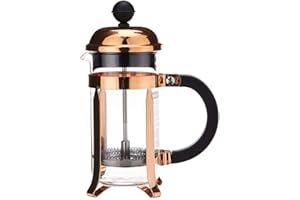 Bodum French Press Chambord - 350ml / 3 Cup Copper Coffee Maker - Heat-Resistant & Stainless Steel Filter - BPA-Free Dishwasher Safe Cafetiere - Made in Portugal