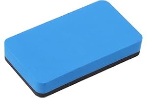 JJHXM 1 Pièce effaceur tableau blanc avec Feutre épais, brosse tableau blanc,Effaceur magnétique eponge, tableau blanc à feuilles,pour Bureaux et Écoles(8 * 4.5cm)