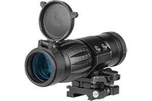 SPINA OPTICS Lente d'ingrandimento Spina Airsoft Hunting 3X Mirino di ingrandimento FTS Flip to Side con QD Mount