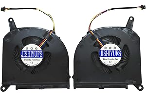 JISHIYUFS New CPU+GPU Cooling Fan for Gigabyte Aorus 15P 15G 17G KB SB WB XB YB YC KC XC RX5G RX7G AERO 15 OLED SA 17 HDR XA RP75XA RP77XA RP77XD PLB07010S12HH DC12V (0.8 cm)