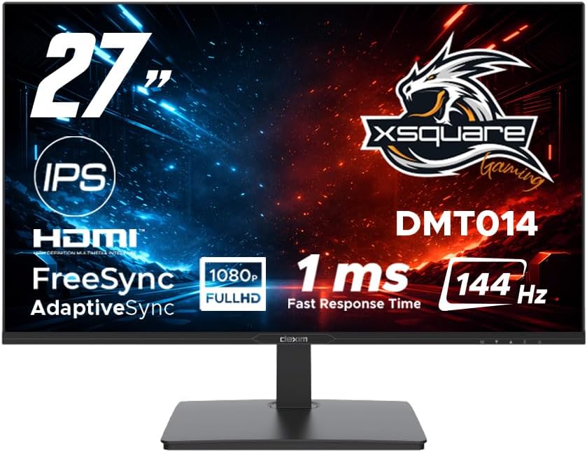 Dexim DMT014 27" 144Hz 1ms FHD HDMI VGA HDR Low Blue Light FreeSync Fast IPS Gaming Monitör