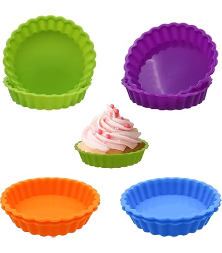 100 Stück Runde Kuchenformen Aus Papier – Ø 9,2 Cm, Hitzebeständig Bis 220°C, Für Ofen, Heißluftfritteuse & Mikrowelle (Gelb)