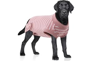 Hjyokuso Traje de recuperación para Perros y Gatos después de la cirugía, Camisa de recuperación para heridas Abdominales Masculinas y Femeninas, Vendas de Cuello en E, Alternativo