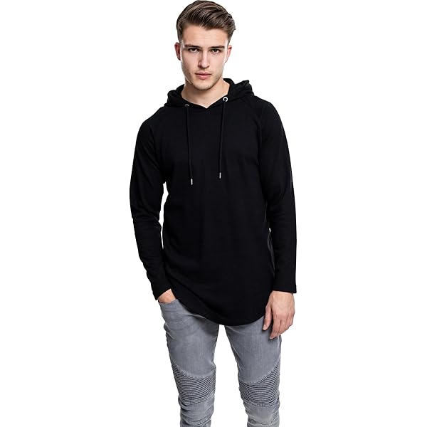 Urban Classics Men's Hoodie Oversize Sweat Hoodie For Men Available In 10 Colours Sizes XS - 5XL, Black