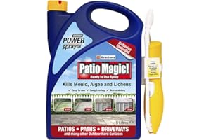 Brintons Patio Magic Ready To Use Spray 5 Litre Kills Mould, Algae and Lichens! (1 x 5 Litre)
