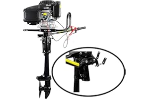 G GRÜNWELT Grünwelt GW-225FC Moteur hors-bord 9 CV 4 temps pour bateau à essence et pêche