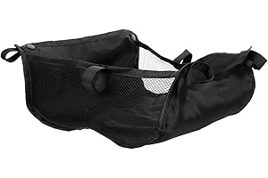 Veemoon Stroller Basket Portable Stroller Net Bag for Wagon Carseat Compartment Carrying Diaper Snacks Cup Phone Holders Container