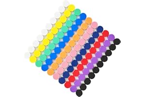 ZDZBLX Imanes 100 Piezas Imanes Nevera, Imanes Pequeños Lindo Imanes de Colores Iman Redondo Imanes Potentes Decorativo Imanes Pizarra Magnetica para Oficina, Calendarios, Pizarras, Mapas (10 Colores)
