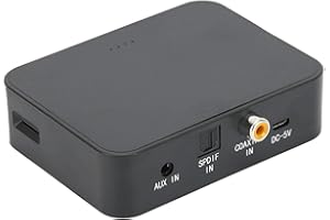 Socobeta Bluetooth Transmitter Optical fiber coaxial AUX Bluetooth 5.0 Bluetooth Transmitter Audio Adapter