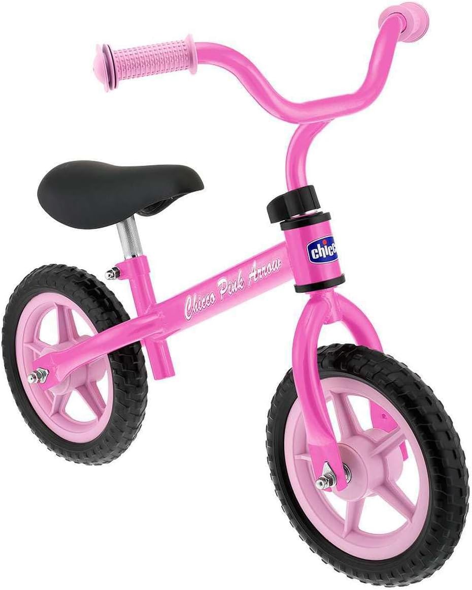 Chicco Bicicleta Niño 2 años, Bicicleta Sin Pedales, 2-5 Años, hasta 25 kg, Bici Sin Pedales, para Aprender a Mantener el Equilibrio, Manillar y Sillín Ajustables, Juguetes, Regalo Niño 2 años, Rosa