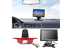 KALAKUS Automotive Caméra de Recul + 7" Panneau HD Moniteur Kit pour Peugeot Expert 2007-2016/Fiat Scudo 2007-2016/Citroen Jumpy 2007-2016