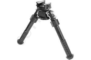 SUTTER Bípode para Weaver y Picatinny/Cojín de Tiro y Apoyo para Escopeta de Aire comprimido, Softair y Rifle