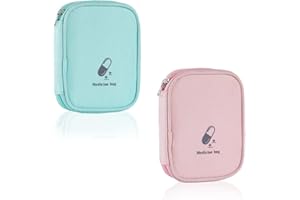 CAIYUANGJ 2 Piezas Bolsa de Almacenamiento Médico, Bolsa de Primeros Auxilios, Portátil Kit Primeros Auxilios Viaje, Bolsa de Primeros Auxilios Vacio, Vacía, Impermeable, para Casa, Oficina, Viajes