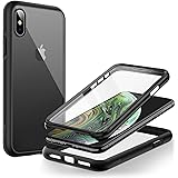 JETech Cover per iPhone XS e iPhone X 5,8 Pollici con Pellicola Protettiva Integrata Antigraffio, 360 Gradi Custodia Robusta 