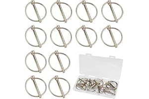 FVLFILASDAS 12 Stück Klappsplinte für Bauernhof, Traktoren, Lastwagen Klappstecker