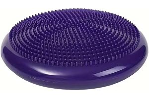 SIMAO TOYS Coussin dynamique gonflable avec picots et pompe,34 cm,pour stimulation proprioceptive,assise dynamique conçue pour bouger tout en restant assis,amélioration de la concentration TDAH