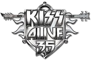 Kiss Pin Badge: Alive 35 Tour, Multi, Etichettalia unica