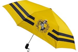 Cinereplicas - Harry Potter - Parapluie - Ouverture Automatique & Pliant - 112cm - Licence Officielle - Poufsouffle
