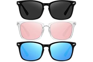 Ougenni Sunglasses Womens Trendy Classic Retro Style Polarized Sunglasses for Women and Men UV Protection