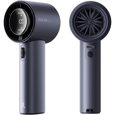 Ventilateur Diamant Portable USB - 199 Vitesses, écran Numérique, Design Strass élégant Pour Voyages Et Sorties