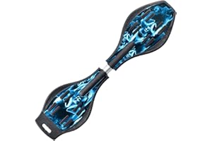 ERNAN Waveboard, Roulette de Surf pour Enfants,Waveboard Charge Max 100 kg, Planche de Castor avec Roues légères pour Enfants et Adolescent