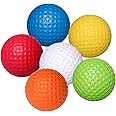 VORCOOL Practice Golf Balls PU Golf Balls, Indoor Outdoor Golf Training Aid Balls 6PCS