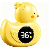 Waterproof Digital Bathtub Thermometer,Bath Thermometer (Yellow Cat) | Water Thermometer for Measuring Water Temperature, Sui