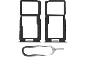 IS-TECK SIM Card Holder Replacement SIM Tray Compatible with Huawei P30 Lite/New Edition Includes SIM Needle SIM Card Slot (Black)